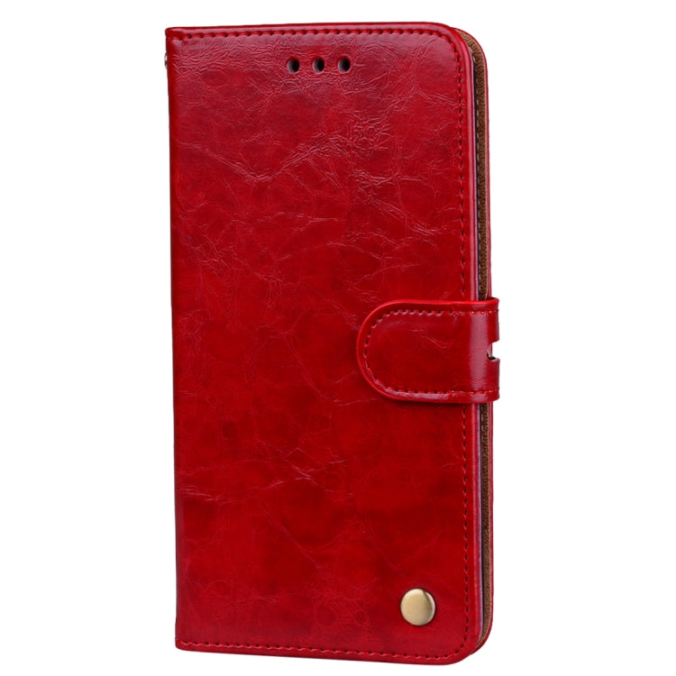 For Huawei P10 Lite Business Style Oil Wax Texture Horizontal Flip Leather Case with Holder & Card Slots & Wallet (Red) - Huawei Cases by buy2fix | Online Shopping UK | buy2fix