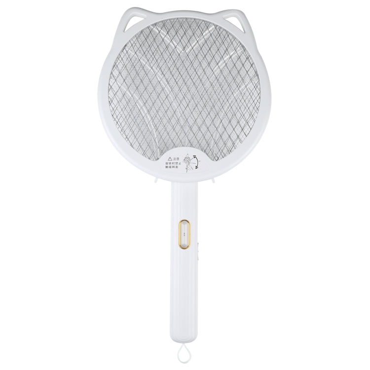 Cat Ear Rotary Electric Mosquito Swatter (White) - Fly Swatter by buy2fix | Online Shopping UK | buy2fix