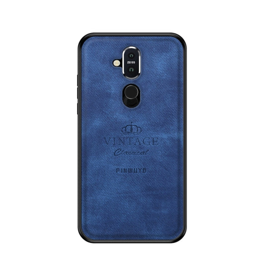 PINWUYO Shockproof Waterproof Full Coverage PC + TPU + Skin Protective Case for Nokia X7 (Blue) - Nokia Cases by PINWUYO | Online Shopping UK | buy2fix