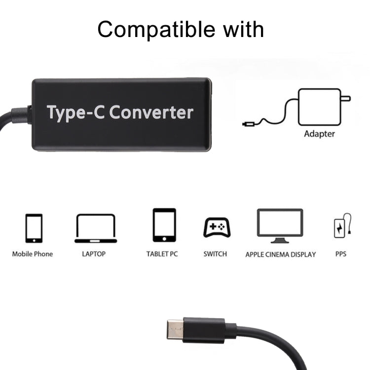 65W 5 Pin MagSafe Series to USB-C / Type-C Converter for MacBook (Black) - Cable & Adapter by buy2fix | Online Shopping UK | buy2fix