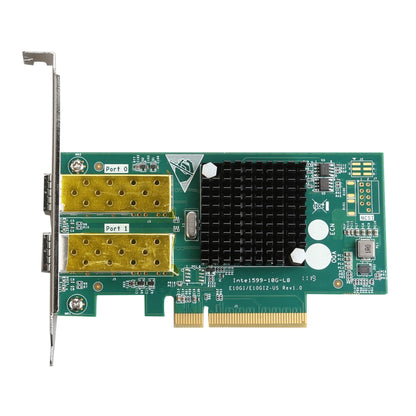 XXA037 Intel 82599 Dual SFP Port  PCI Express FCoE PCIe x8 10 Gigabit Ethernet Network Optical LAN Card Adapter - Add-on Cards by buy2fix | Online Shopping UK | buy2fix