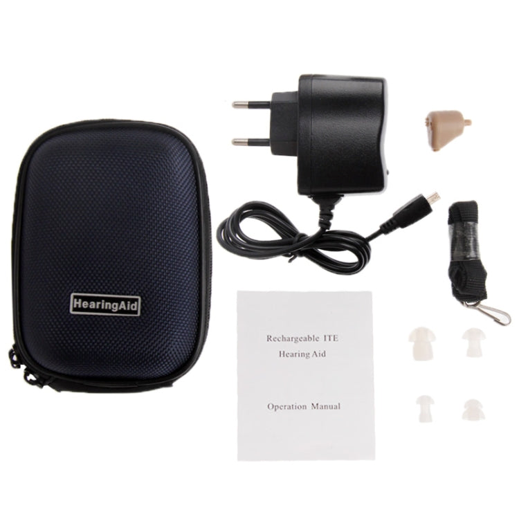 Axon Rechargeable ITE Hearing Aid Sound Amplifier, Support Volume Control (K-88) - Hearing Aids by buy2fix | Online Shopping UK | buy2fix