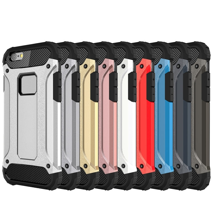 For iPhone 6 & 6s Tough Armor TPU + PC Combination Case(Navy Blue) - More iPhone Cases by buy2fix | Online Shopping UK | buy2fix