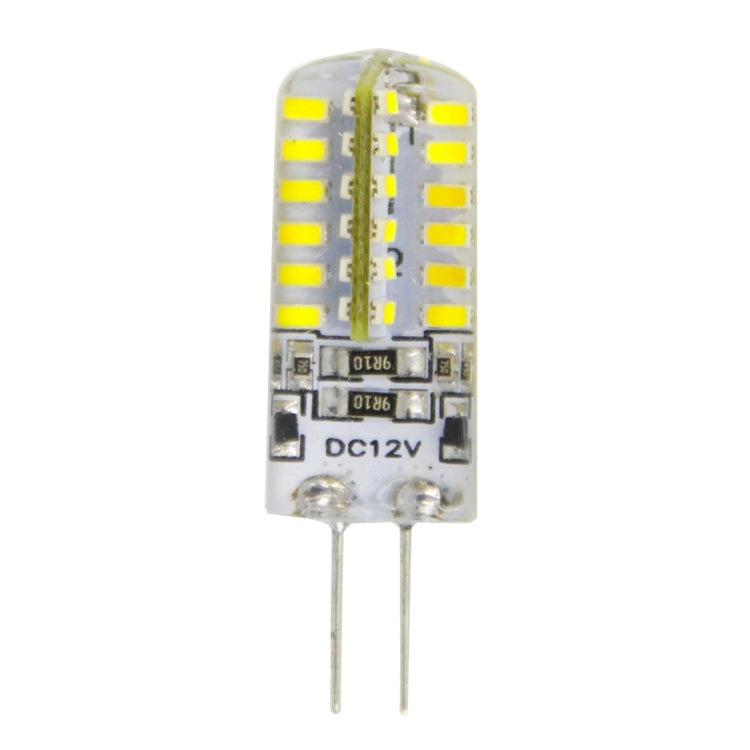 G4 3.5W 170LM Silicone Corn Light Bulb, 48 LED SMD 3014, White Light, DC 12V - LED Blubs & Tubes by buy2fix | Online Shopping UK | buy2fix