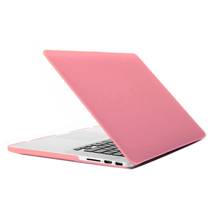 Laptop Frosted Hard Plastic Protection Case for Macbook Pro Retina 13.3 inch(Pink) - MacBook Pro Cases by buy2fix | Online Shopping UK | buy2fix