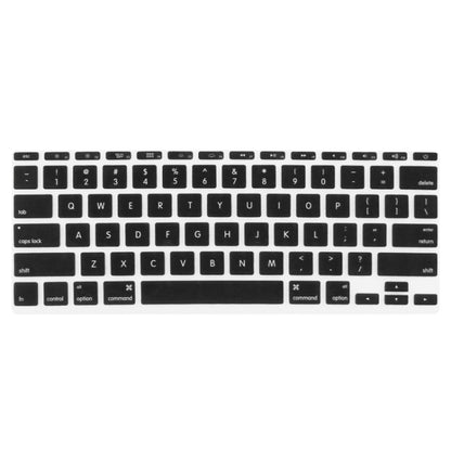 ENKAY for MacBook Air 11.6 inch (US Version) / A1370 / A1465 4 in 1 Crystal Hard Shell Plastic Protective Case with Screen Protector & Keyboard Guard & Anti-dust Plugs(Black) - MacBook Air Cases by ENKAY | Online Shopping UK | buy2fix