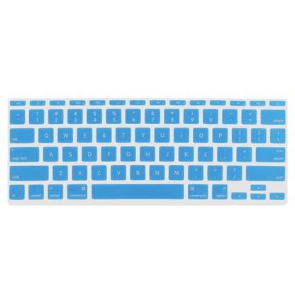 ENKAY for MacBook Air 11.6 inch (US Version) / A1370 / A1465 4 in 1 Crystal Hard Shell Plastic Protective Case with Screen Protector & Keyboard Guard & Anti-dust Plugs(Blue) - MacBook Air Cases by ENKAY | Online Shopping UK | buy2fix