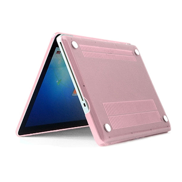 ENKAY for MacBook Pro 15.4 inch (US Version) / A1286 4 in 1 Crystal Hard Shell Plastic Protective Case with Screen Protector & Keyboard Guard & Anti-dust Plugs(Pink) - MacBook Pro Cases by ENKAY | Online Shopping UK | buy2fix