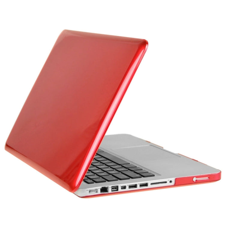 ENKAY for Macbook Pro 13.3 inch (US Version) / A1278 Hat-Prince 3 in 1 Crystal Hard Shell Plastic Protective Case with Keyboard Guard & Port Dust Plug(Red) - MacBook Pro Cases by ENKAY | Online Shopping UK | buy2fix