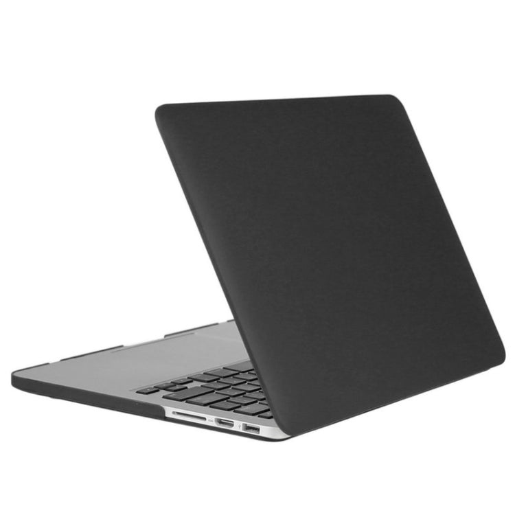 ENKAY for Macbook Pro Retina 13.3 inch (US Version) / A1425 / A1502 Hat-Prince 3 in 1 Frosted Hard Shell Plastic Protective Case with Keyboard Guard & Port Dust Plug(Black) - MacBook Pro Cases by ENKAY | Online Shopping UK | buy2fix