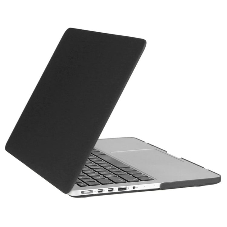 ENKAY for Macbook Pro Retina 13.3 inch (US Version) / A1425 / A1502 Hat-Prince 3 in 1 Frosted Hard Shell Plastic Protective Case with Keyboard Guard & Port Dust Plug(Black) - MacBook Pro Cases by ENKAY | Online Shopping UK | buy2fix