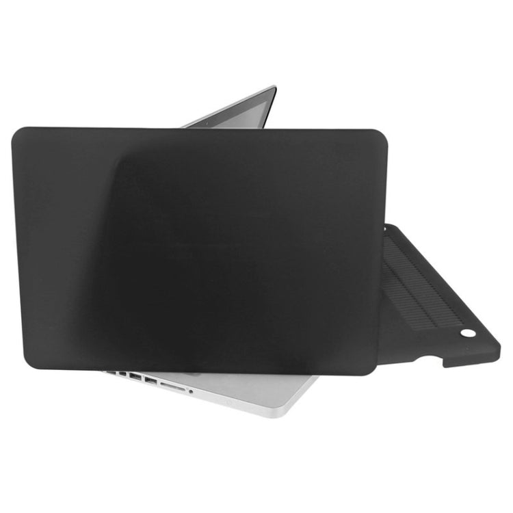 ENKAY for Macbook Pro 15.4 inch (US Version) / A1286 Hat-Prince 3 in 1 Frosted Hard Shell Plastic Protective Case with Keyboard Guard & Port Dust Plug(Black) - MacBook Pro Cases by ENKAY | Online Shopping UK | buy2fix