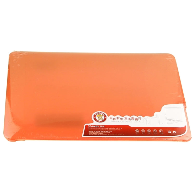 ENKAY for Macbook Pro Retina 15.4 inch (US Version) / A1398 Hat-Prince 3 in 1 Frosted Hard Shell Plastic Protective Case with Keyboard Guard & Port Dust Plug(Orange) - MacBook Pro Cases by ENKAY | Online Shopping UK | buy2fix