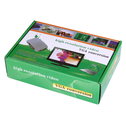 BNC / S-Video to VGA Video Converter(US Plug) - Video Converter by buy2fix | Online Shopping UK | buy2fix