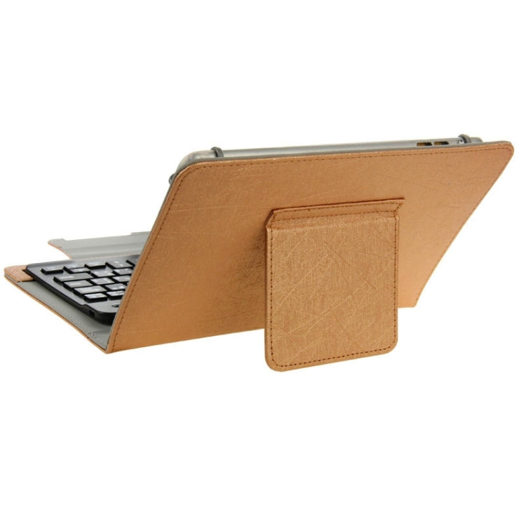 Universal Leather Tablet Case with Separable Bluetooth Keyboard and Holder for 7 inch Tablet PC(Brown) - Universal Keyboard by buy2fix | Online Shopping UK | buy2fix