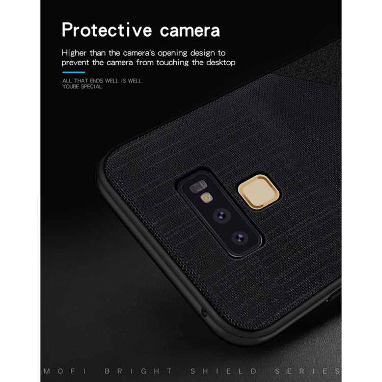 MOFI Shockproof TPU + PC + Cloth Pasted Case for Galaxy Note 9(Black) - Galaxy Phone Cases by MOFI | Online Shopping UK | buy2fix