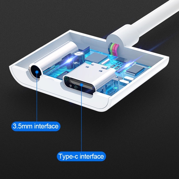 TOTUDESIGN Glory Series EAUA-014 USB-C / Type-C to USB-C / Type-C + 3.5mm Jack Charge Audio Adapter Cable, Support PD Fast Charging & Fully Compatible - Type-C Adapter by TOTUDESIGN | Online Shopping UK | buy2fix