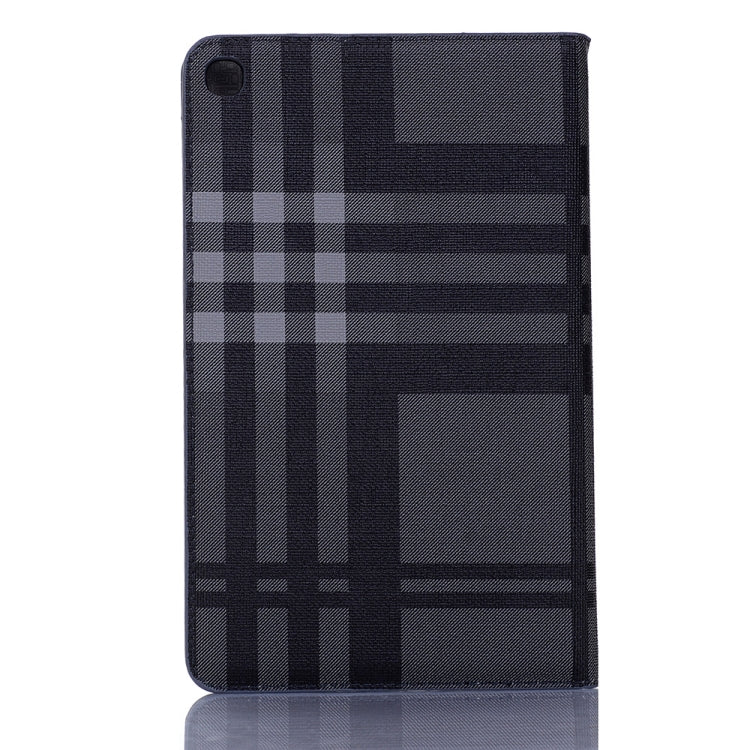 Plaid Texture Horizontal Flip Leather Case for Galaxy Tab A 8 (2019) P200 / P205,  with Holder & Card Slots & Wallet (Grey) - Tab A 8.0 & S Pen (2019) P200/P205 by buy2fix | Online Shopping UK | buy2fix