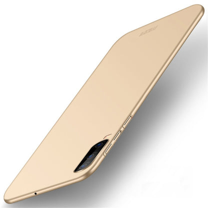 MOFI Frosted PC Ultra-thin Hard Case for Galaxy A70 (Gold) - Galaxy Phone Cases by MOFI | Online Shopping UK | buy2fix