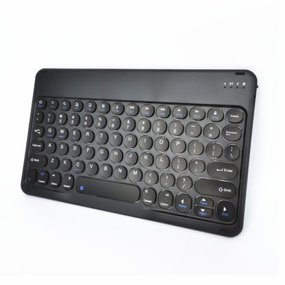 X3 10 inch Universal Tablet Round Keycap Wireless Bluetooth Keyboard (Black) - Universal Keyboard by buy2fix | Online Shopping UK | buy2fix