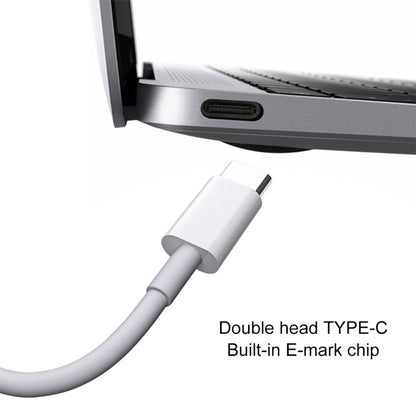 PD 5A USB-C / Type-C Male to USB-C / Type-C Male Fast Charging Cable, Cable Length: 1.5m (White) - USB-C & Type-C Cable by buy2fix | Online Shopping UK | buy2fix