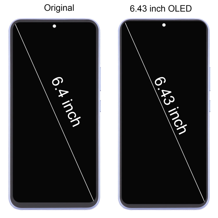 For Samsung Galaxy A54 5G SM-A546 6.43 inch OLED LCD Screen Digitizer Full Assembly with Frame (Green) - Galaxy A Series Parts by buy2fix | Online Shopping UK | buy2fix