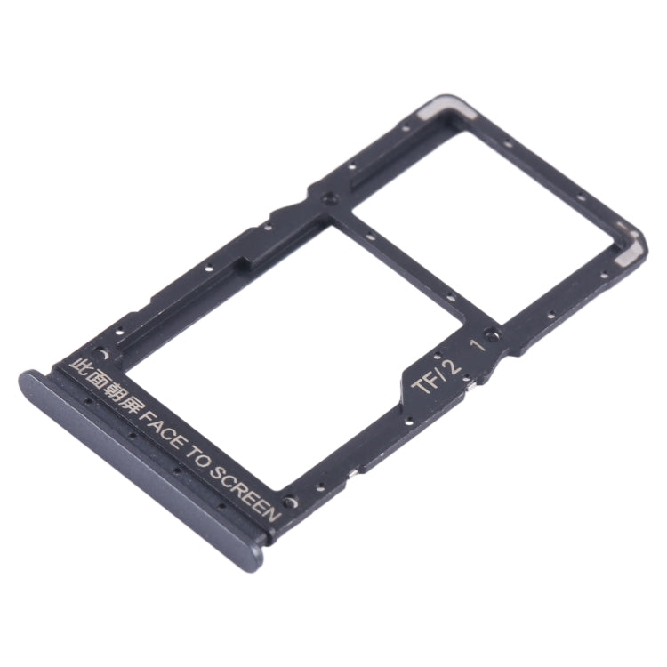 For Xiaomi Redmi Note 12 5G SIM Card Tray + SIM / Micro SD Card Tray (Black) - Card Tray by buy2fix | Online Shopping UK | buy2fix