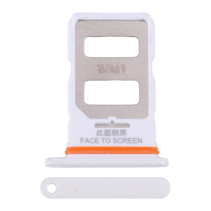 For Xiaomi Redmi Note 13 Pro 5G SIM Card Tray + SIM Card Tray (White) - Card Tray by buy2fix | Online Shopping UK | buy2fix