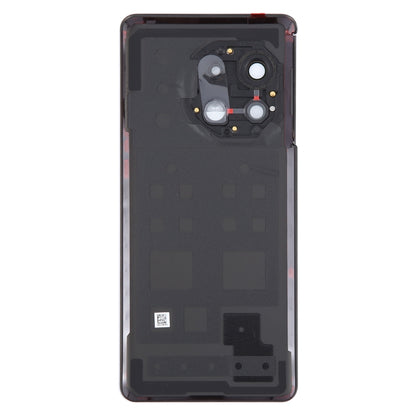 For OnePlus 11R Battery Back Cover with Camera Lens Cover(Black) - Back Cover by buy2fix | Online Shopping UK | buy2fix