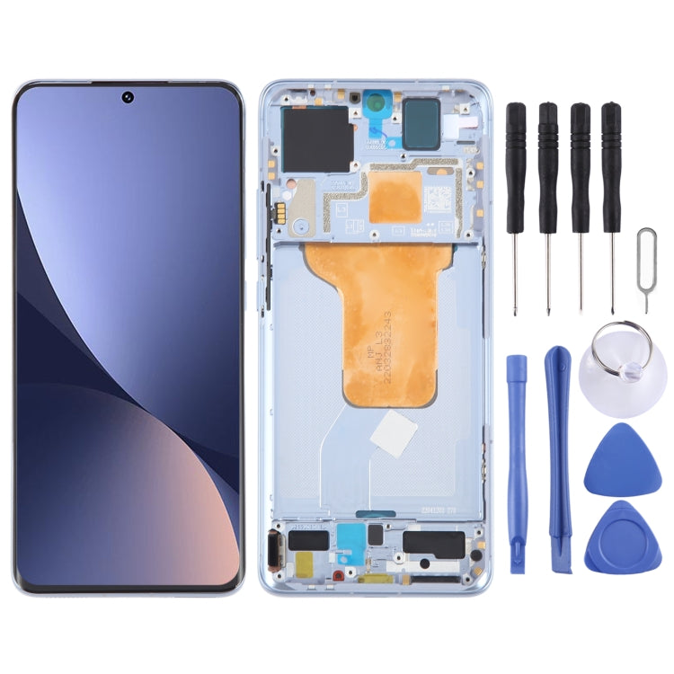 For Xiaomi 12S Original AMOLED Material LCD Screen Digitizer Full Assembly with Frame (Blue) - LCD Screen by buy2fix | Online Shopping UK | buy2fix