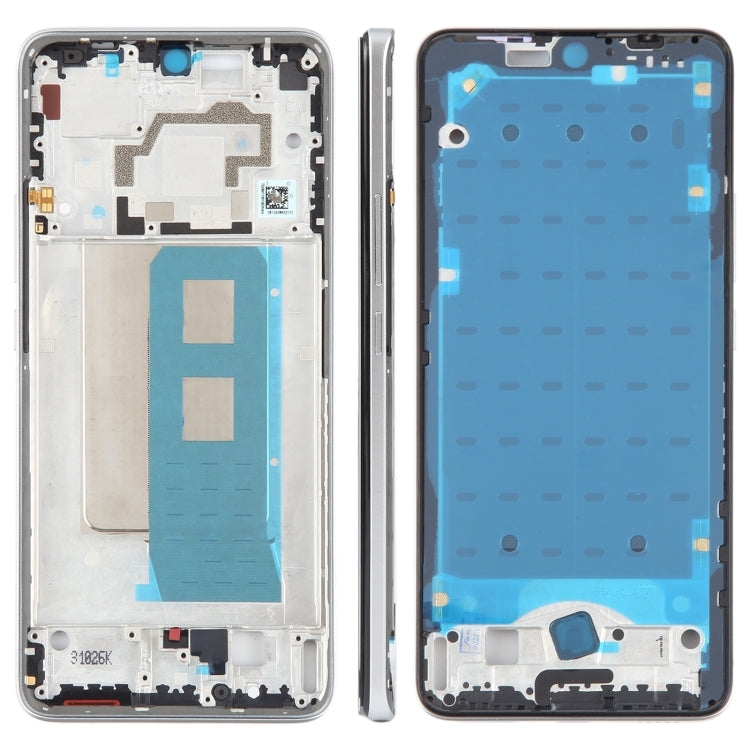 For Xiaomi Poco F5 Pro Original Front Housing LCD Frame Bezel Plate (Silver) - Frame Bezel Plate by buy2fix | Online Shopping UK | buy2fix