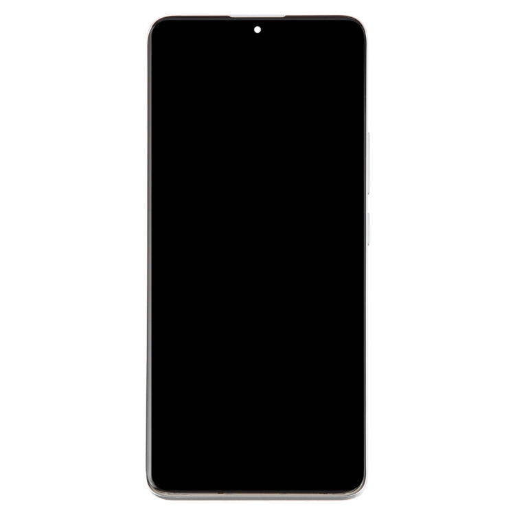 For Xiaomi Redmi Note 13 Pro+ Original AMOLED Material LCD Screen Digitizer Full Assembly with Frame (Silver) - LCD Screen by buy2fix | Online Shopping UK | buy2fix