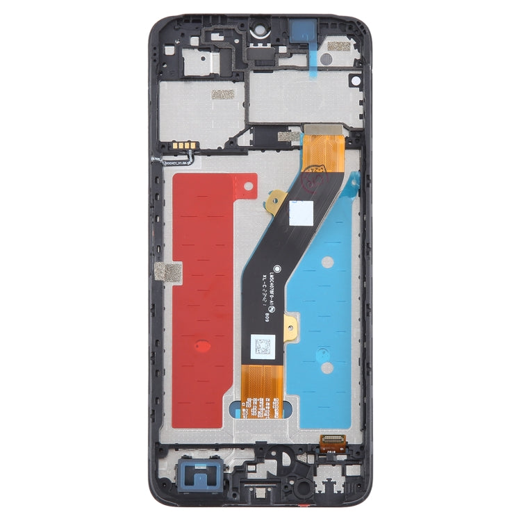 For ZTE Blade A34 LCD Screen Digitizer Full Assembly with Frame (Black) - For ZTE by buy2fix | Online Shopping UK | buy2fix