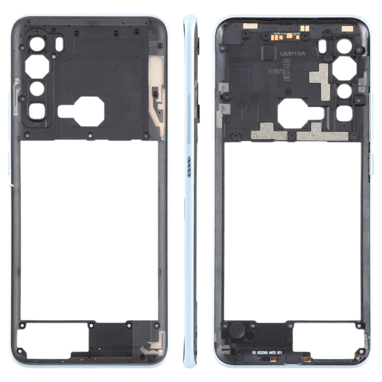 For HTC U20 5G Original Middle Frame Bezel Plate (White) - Full Housing Cover by buy2fix | Online Shopping UK | buy2fix