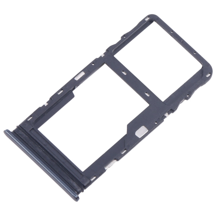 For TCL 20s Original SIM Card Tray + Micro SD Card Tray (Black) - For TCL by buy2fix | Online Shopping UK | buy2fix