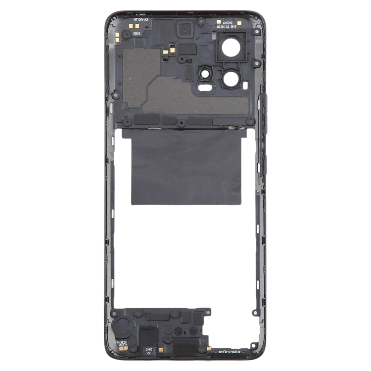 For Motorola Moto G72 Original Middle Frame Bezel Plate (Black) - Frame Bezel Plate by buy2fix | Online Shopping UK | buy2fix