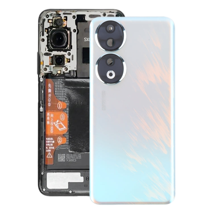 For Honor 90 Battery Back Cover with Camera Lens(Blue) - Back Cover by buy2fix | Online Shopping UK | buy2fix