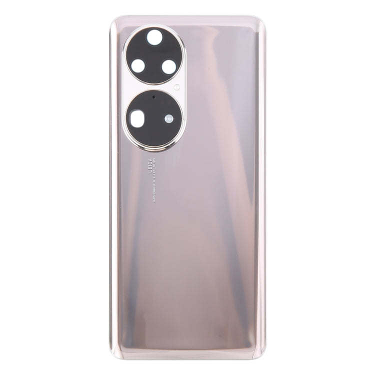 For Huawei P50 Pro Battery Back Cover with Camera Lens(Gold) - Back Cover by buy2fix | Online Shopping UK | buy2fix