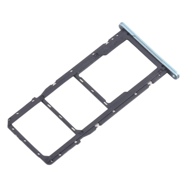 For Samsung Galaxy A06 SM-A065F Original SIM Card Tray + SIM Card Tray + Micro SD Card Tray (Green) - Galaxy A Series Parts by buy2fix | Online Shopping UK | buy2fix