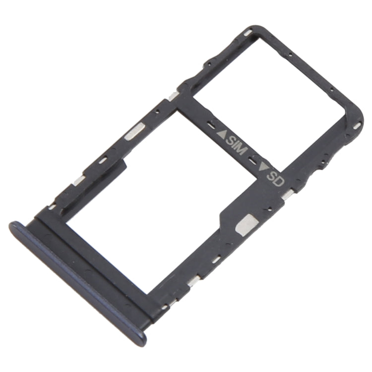 For TCL Tab 11 Original SIM Card Tray + Micro SD Card Tray (Grey) - For TCL by buy2fix | Online Shopping UK | buy2fix