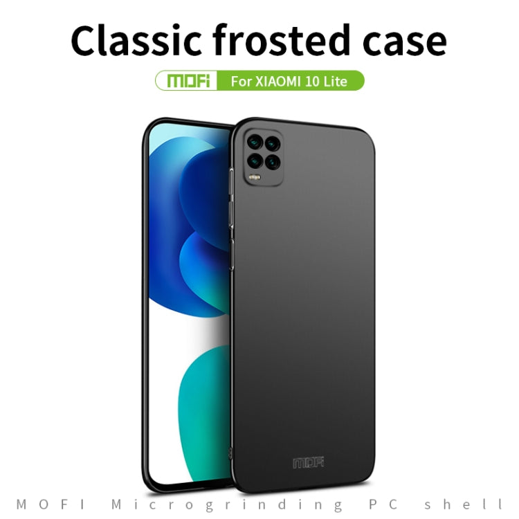 For Xiaomi Mi 10 Lite MOFI Frosted PC Ultra-thin Hard Case(Gold) - Xiaomi Cases by MOFI | Online Shopping UK | buy2fix