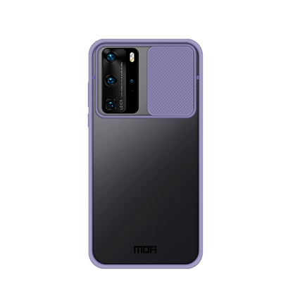 For Huawei P40 Pro MOFI Xing Dun Series PC + TPU Anti-peep Waterproof And Anti-drop All-inclusive Protective Shell, Translucent Frosted(Purple) - Huawei Cases by MOFI | Online Shopping UK | buy2fix