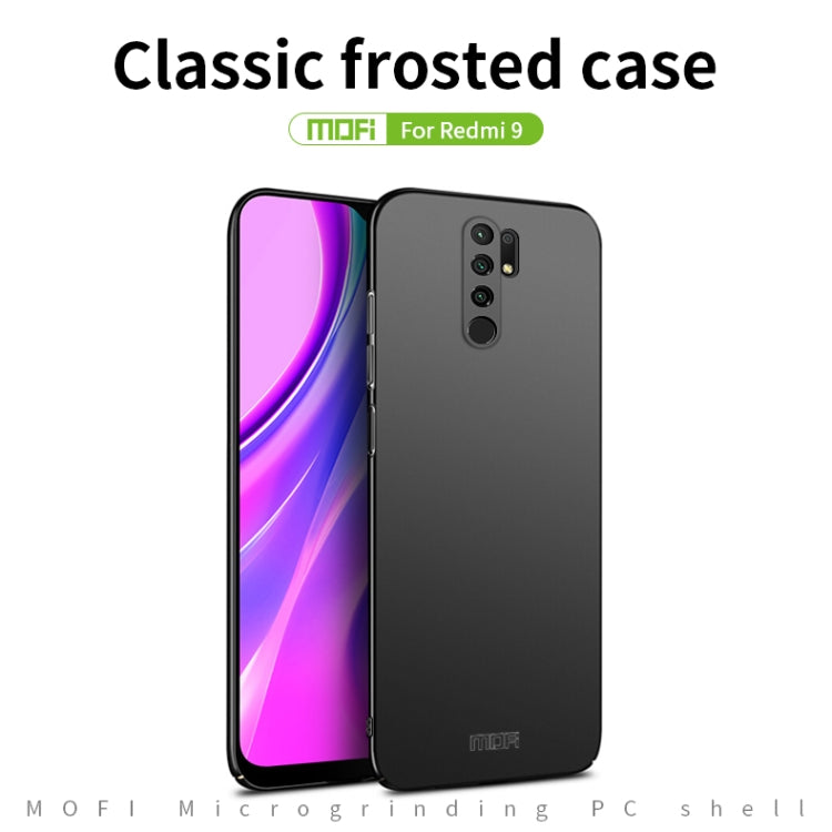 For Xiaomi Redmi 9 MOFI Frosted PC Ultra-thin Hard Case(Red) - Xiaomi Cases by MOFI | Online Shopping UK | buy2fix