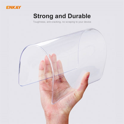 ENKAY 3 in 1 Crystal Laptop Protective Case + EU Version TPU Keyboard Film + Anti-dust Plugs Set for MacBook Pro 16 inch A2141 (with Touch Bar)(Transparent) - MacBook Pro Cases by ENKAY | Online Shopping UK | buy2fix