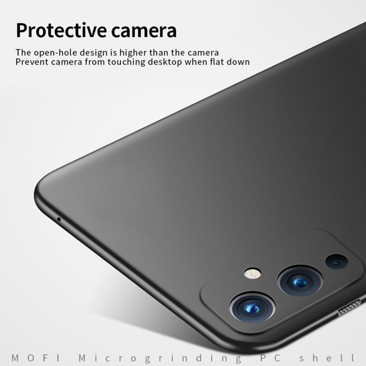 For OnePlus 9 MOFI Frosted PC Ultra-thin Hard Case(Black) - OnePlus Cases by MOFI | Online Shopping UK | buy2fix