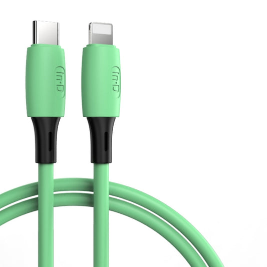 ENKAY Hat-Prince ENK-CB209 PD 20W 3A Type-C to 8 Pin Silicone Data Sync Fast Charging Cable, Cable Length: 1.2m(Green) - Normal Style Cable by ENKAY | Online Shopping UK | buy2fix