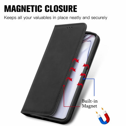 For Blackview A100 Retro Skin Feel Business Magnetic Horizontal Flip Leather Case with Holder & Card Slots & Wallet & Photo Frame(Black) - More Brand by buy2fix | Online Shopping UK | buy2fix