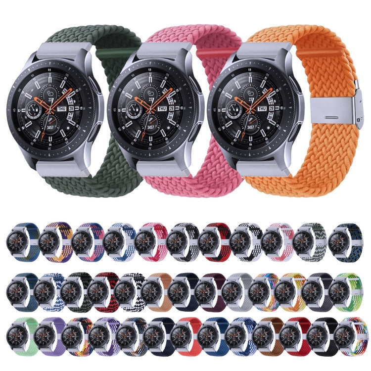 For Samsung Galaxy Watch 4 / Watch 5 20mm Nylon Braided Metal Buckle Watch Band(Color 3) - Watch Bands by buy2fix | Online Shopping UK | buy2fix