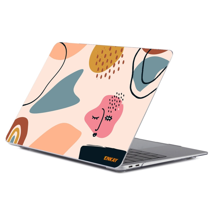 ENKAY Hat-Prince Geometry Pattern Laotop Protective Crystal Case for MacBook Pro 15.4 inch A1707 / A1990(Geometry No.7) - MacBook Pro Cases by ENKAY | Online Shopping UK | buy2fix