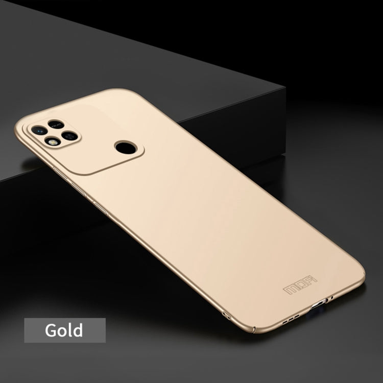 For Xiaomi Redmi 10A MOFI Frosted PC Ultra-thin Hard Case(Gold) - Xiaomi Cases by MOFI | Online Shopping UK | buy2fix